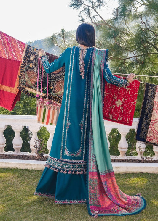 HRN - 3PC LAWN EMBROIDERED UNSTICH